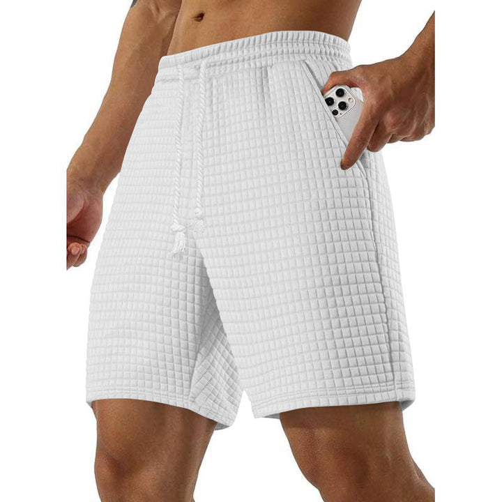 Herrer Komfortable fritids-shorts med praktiske lommer og elastisk talje Stilla