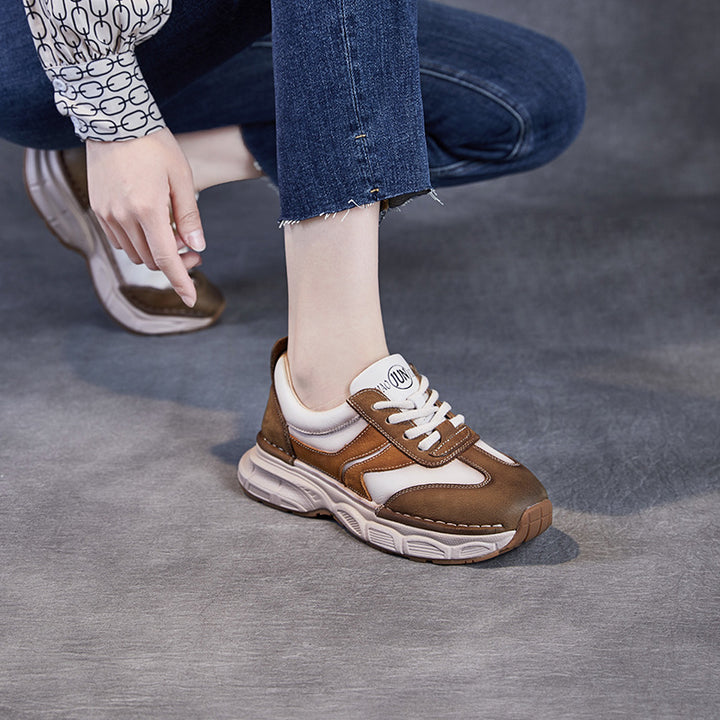 Dame Stilfulde Chunky Platform Sneakers Stilla