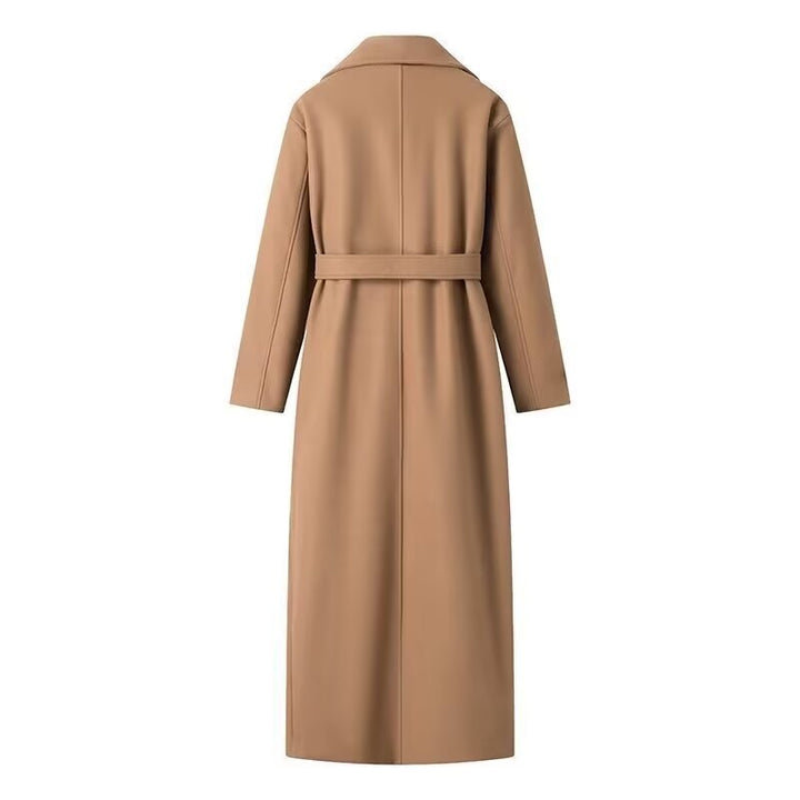 Dame Mode Trenchcoat med figursyet snit og dobbeltryksbehandling Stilla