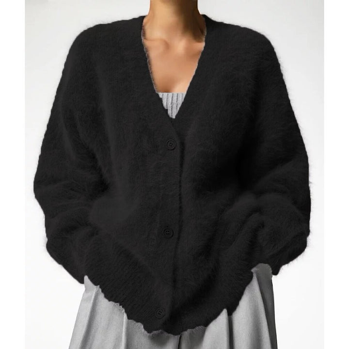 Femme Luksuriøs Blød Strik Lagdelt Cardigan Stilla