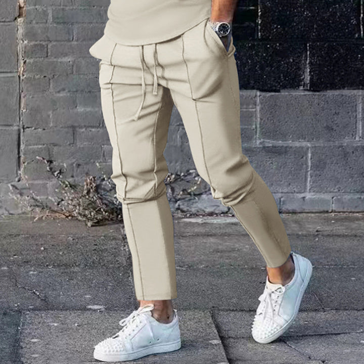 Herre fritids-joggingbukser med elastisk talje og stilfuldt design Stilla