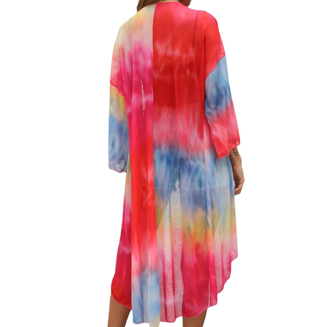 Dame luftig Kimono i iøjnefaldende Batikdesign Stilla