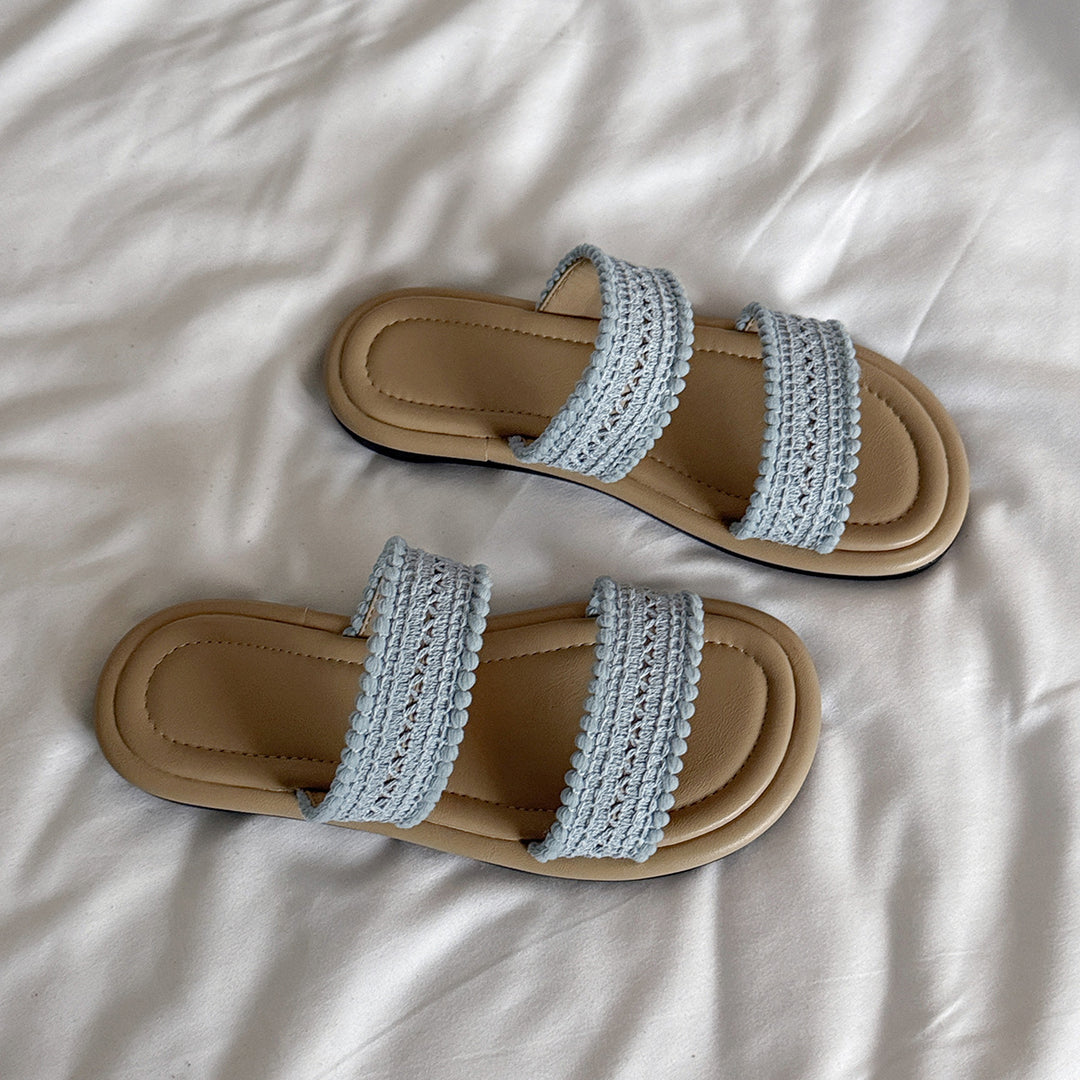 Femme Komfort Slide Sandaler med struktureret multifremdriftsdesign Stilla