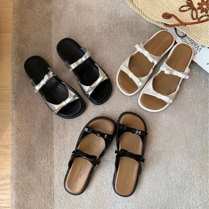 Dame justerbare Slingback flade sandaler Stilla