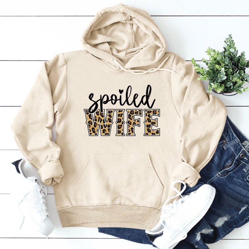 Kvinders hoodie med kreativ og elegant skrift Stilla