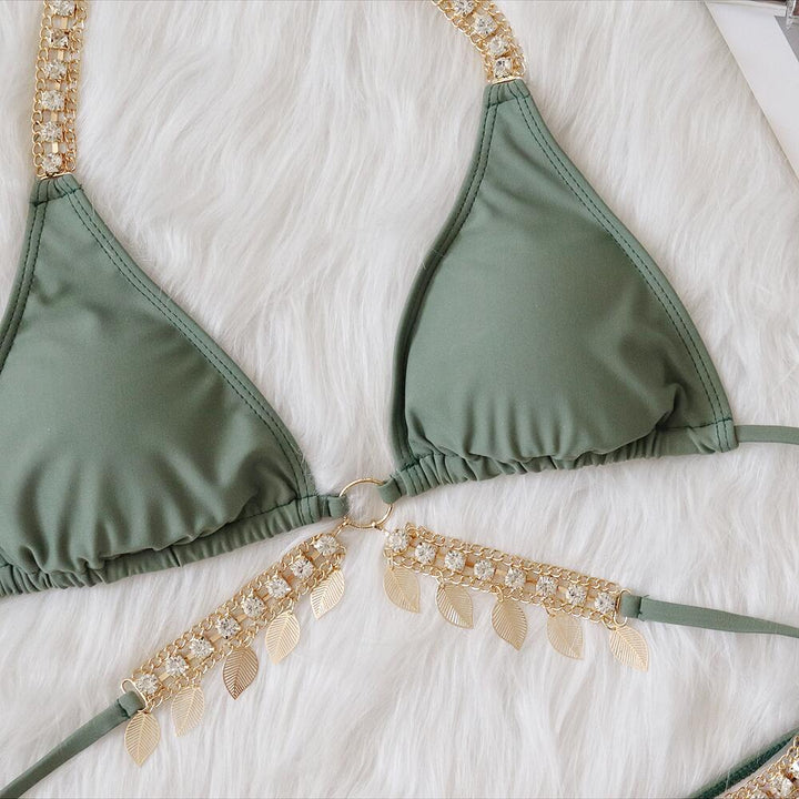 Dame Triangle Bikini Sæt Stilla