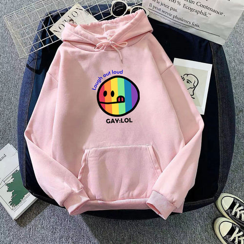 Kvinder hoodie med farverig grafisk print Skovae