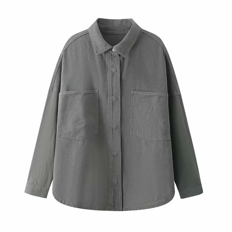 Femme Oversized Denim Utility Jakke Stilla