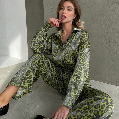 Dame Satin Pyjamasæt Stilla