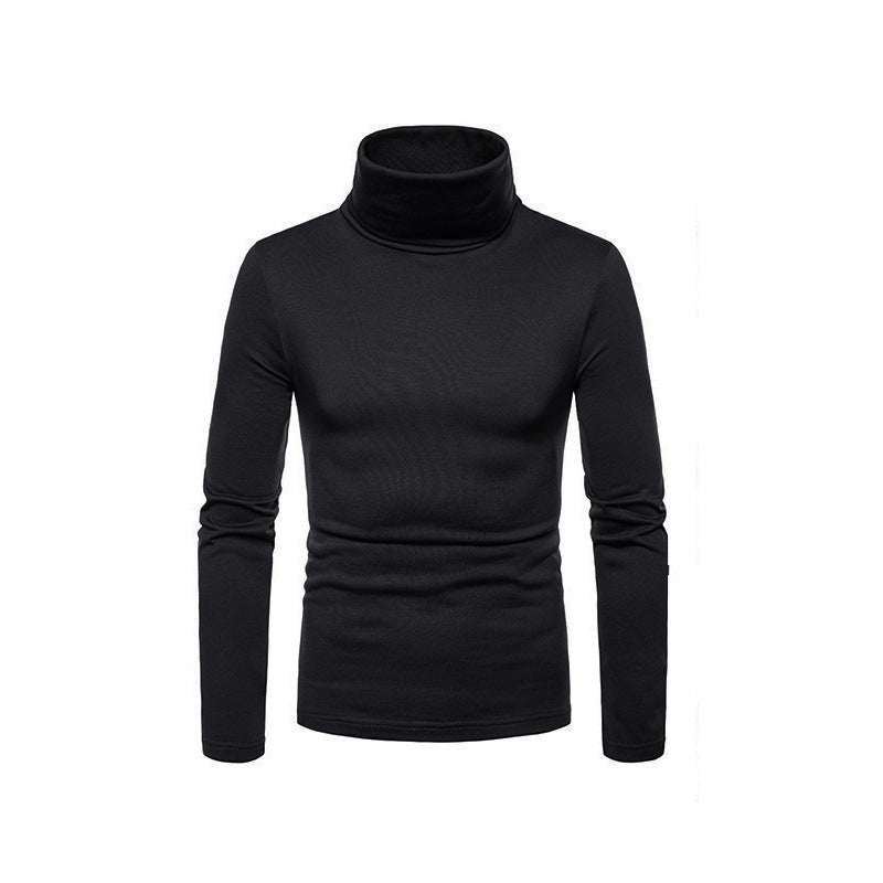 Herre elegant rullehals sweater lavet af højkvalitets strækmateriale Stilla