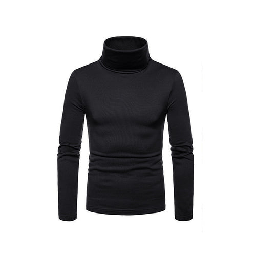 Herre elegant rullehals sweater lavet af højkvalitets strækmateriale Stilla