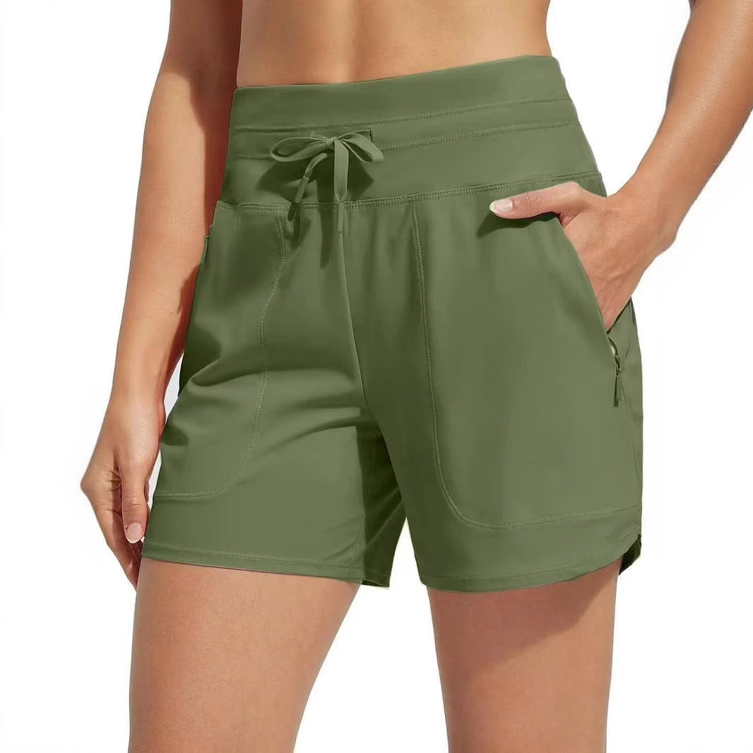 Kvinder High-Performance Active Shorts med justerbar talje Stilla