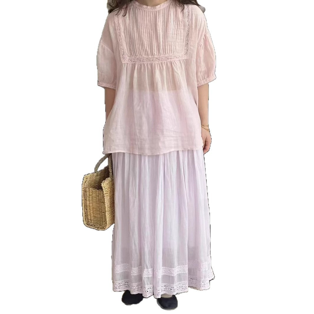 Femme Bohemian Chic Faltenbluse Stilla