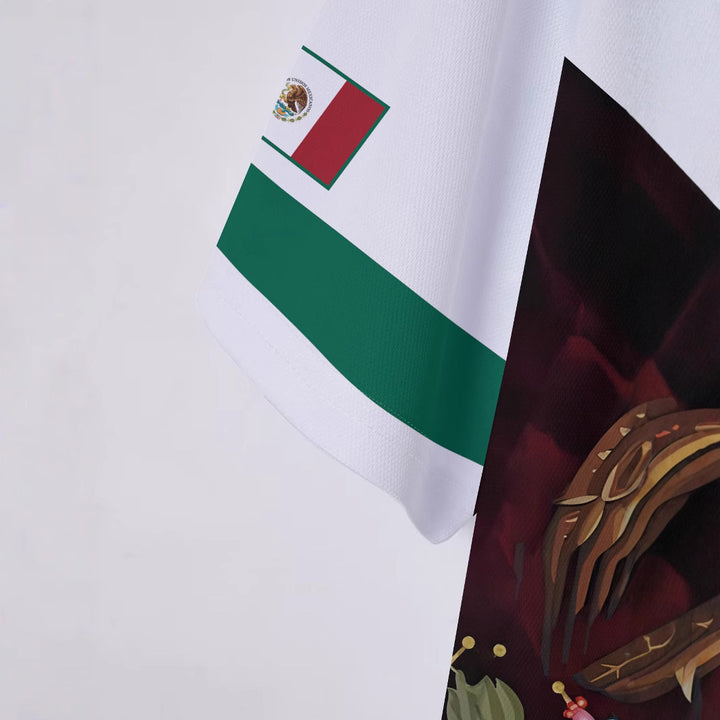 Herre poloshirt med mexicansk flagmotiv Stilla