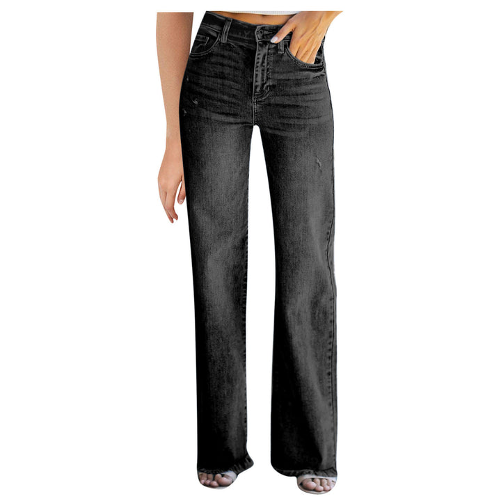 Dame Løst skåret Jeans med afslappet look og moderne distressed-detaljer Stilla