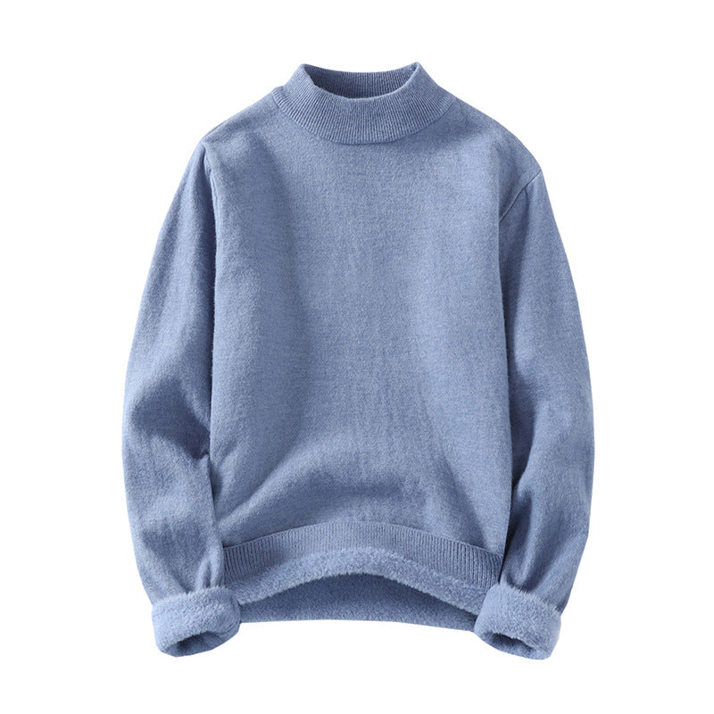 Herrer Ståkrave Behagelig Pullover Sweater Stilla