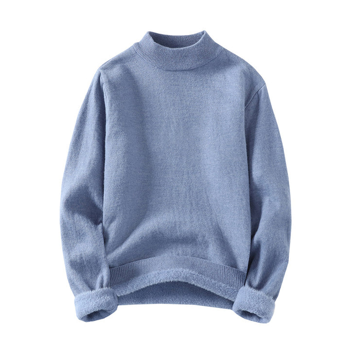 Herrer Ståkrave Behagelig Pullover Sweater Stilla