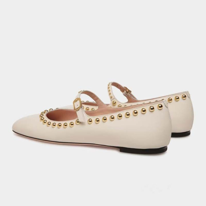 Femme Elegante Blomstret Mary Jane Lejligheder Stilla