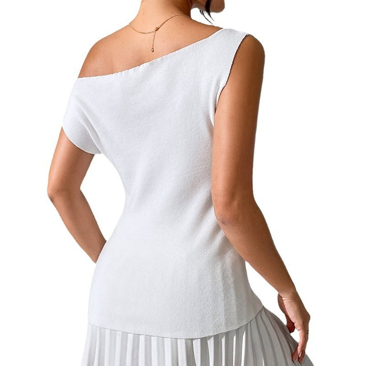 Dame Off-Shoulder Body med Ribstruktur Stilla
