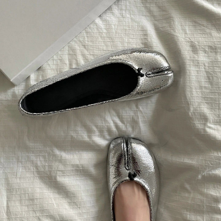 Dame Elegant Ballerina Slip-On Flade Sko Stilla