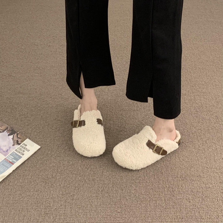 Dame Behagelige Fleeceforede Slippers Mules Stilla