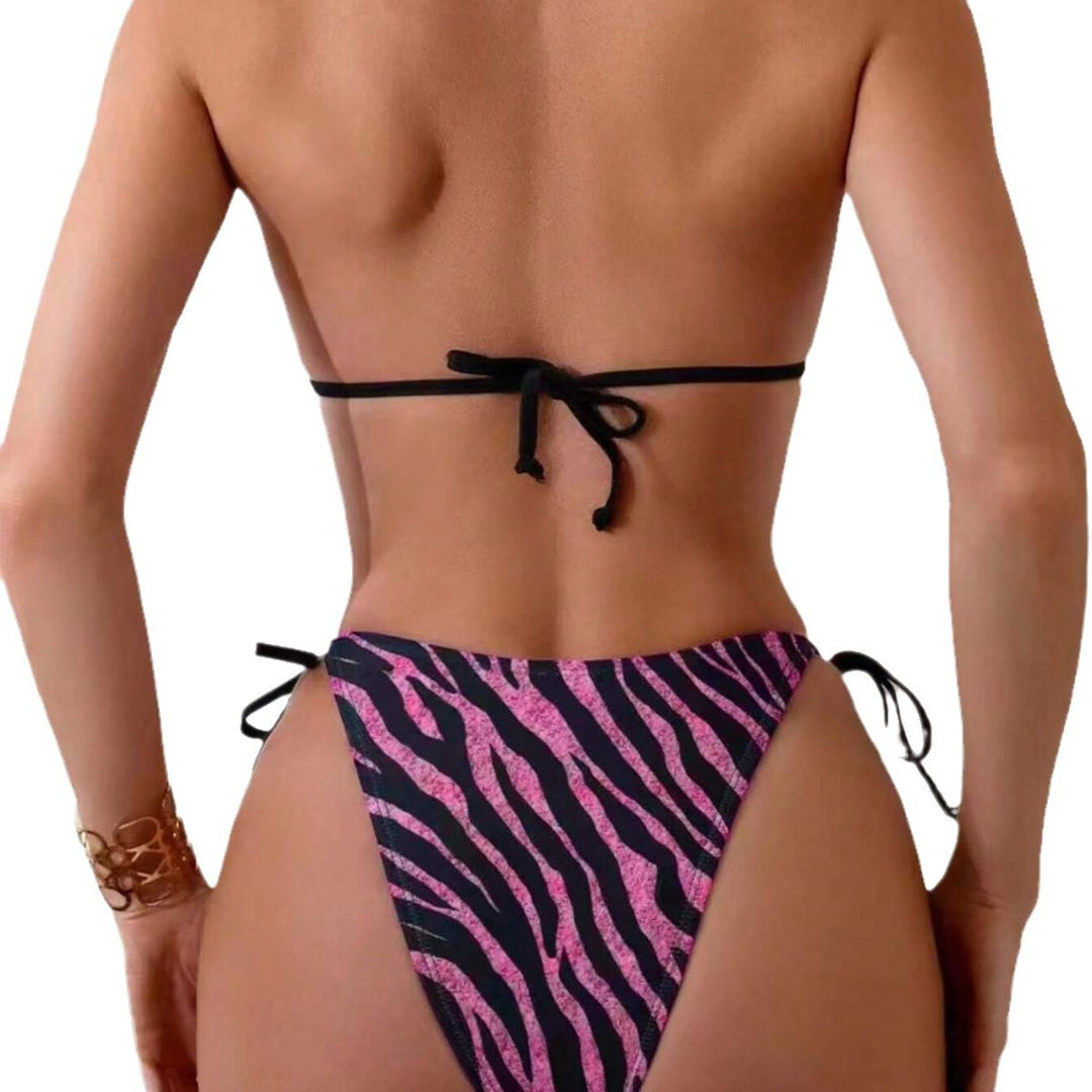 Femme Triangle Bikini Sæt med High-Tie-Design Stilla