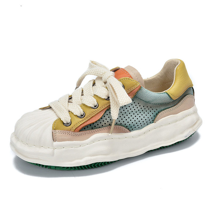 Dame modische sneakers med åndbart netoverflade og dæmpende sål Stilla