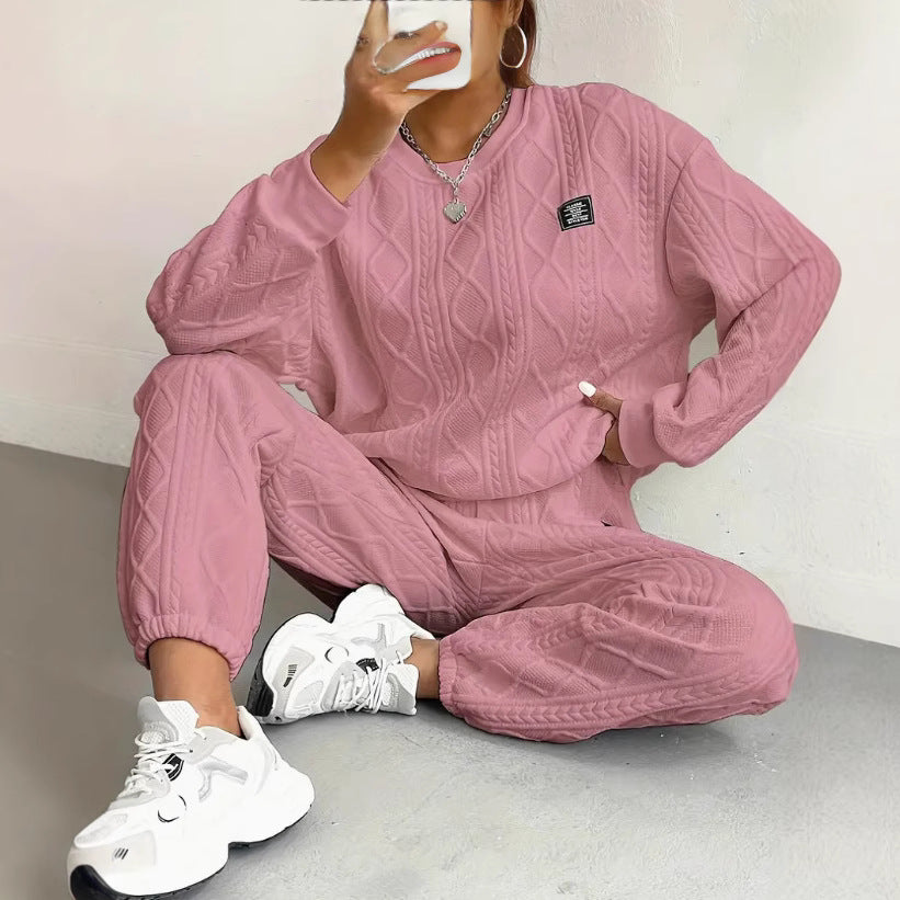 Dame Striklook Fritidsdragt Stilla