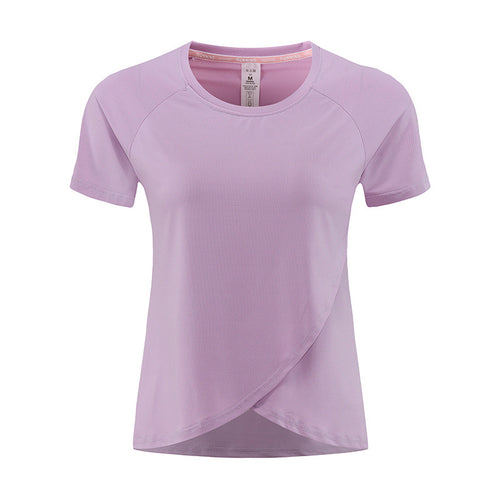 Dame Sporty funktionelt T-shirt med hurtigtørrende materiale og ergonomisk snit Stilla