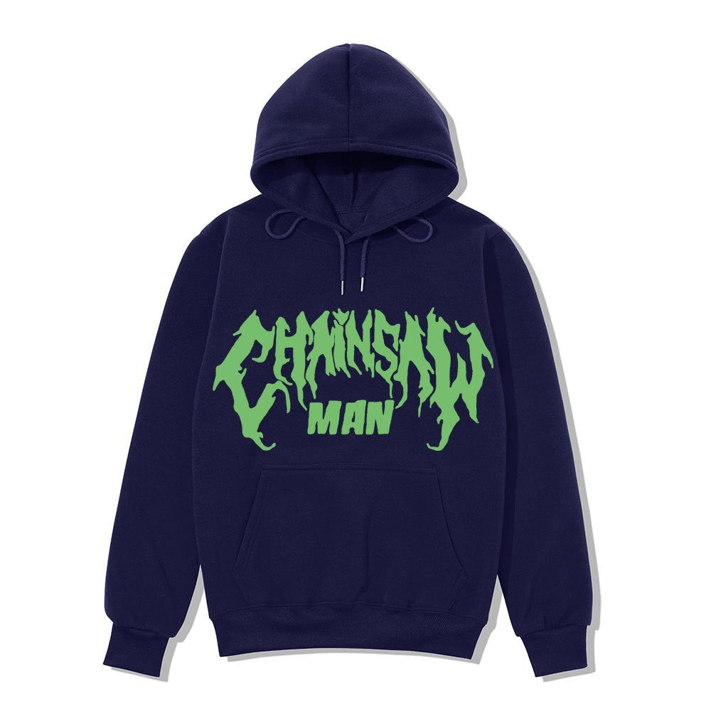 Herre hoodie med unik grafisk design Skovae