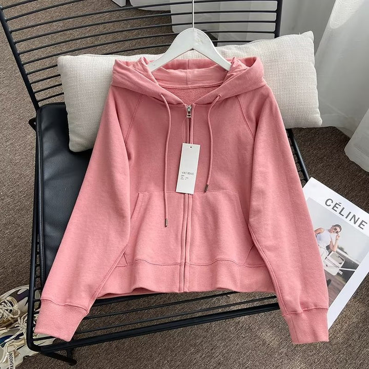 Damer casual hoodie jakke med sporty snit Stilla