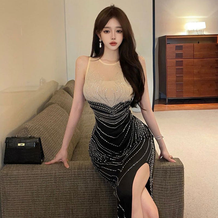 Stilla | Spaghetti Sexet Strop Bodycon Kjole