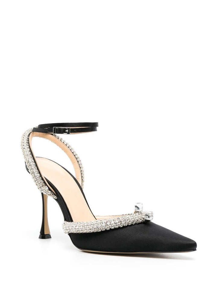 Femme Elegante Krystal-beriget Højhælede Slingback Pumps Stilla