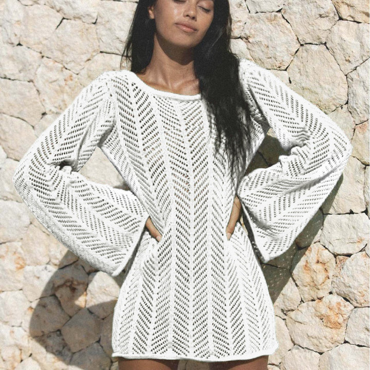 Dame Kaftan med vidt arm Stilla