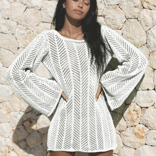 Dame Kaftan med vidt arm Stilla