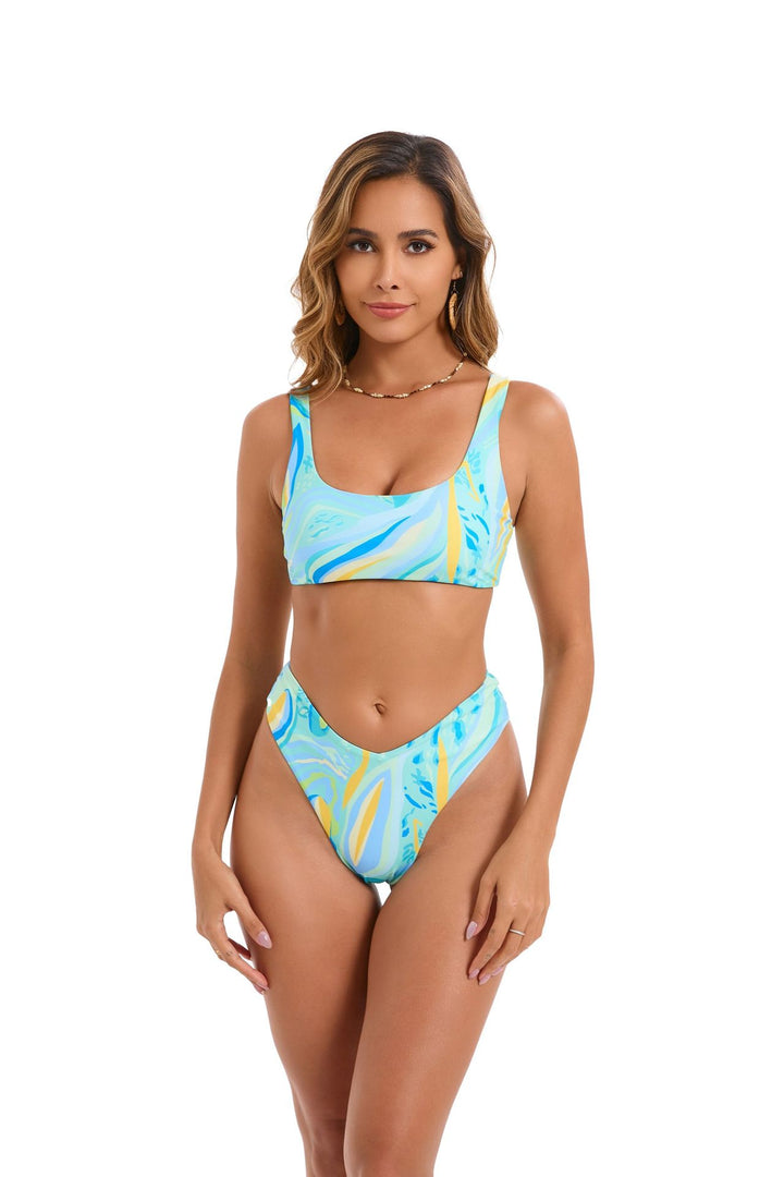 Dame Høj kvalitet Bikini-sæt med moderne snit og trendy farvekombination Stilla