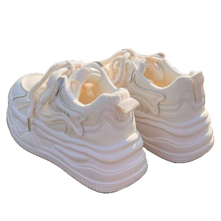 Dame Sneakers med støddæmpende såldesign og åndbart overmaterialekombination Stilla