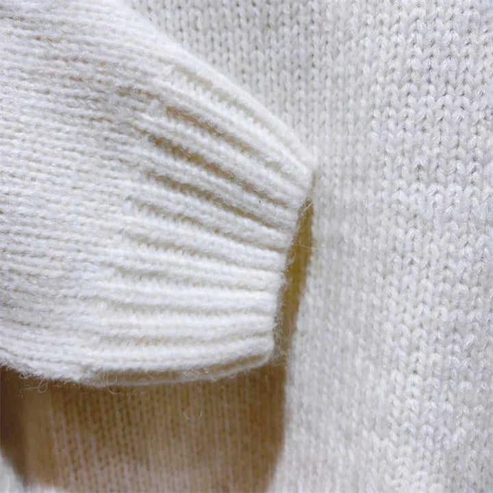 Kvinder Cozy Knit Sweater med iøjnefaldende print Stilla