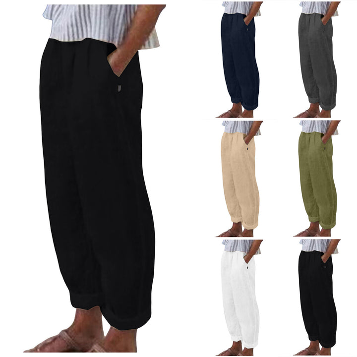 Dame Relaxed Fit Linnedbukser Stilla