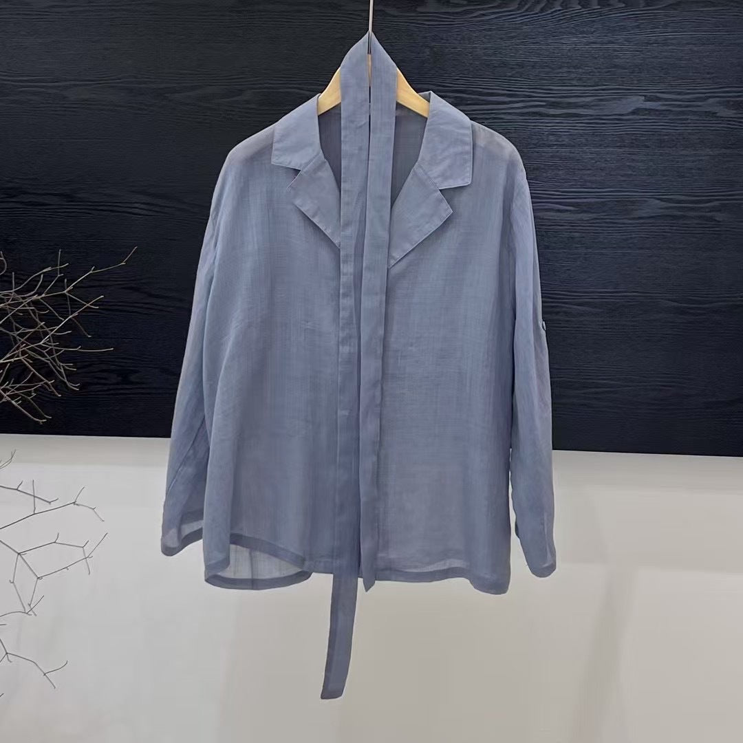 Femme Let Casual Knapper Skjorte Stilla