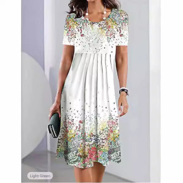Dame Etuikjole med elegante blomsterdesign Stilla