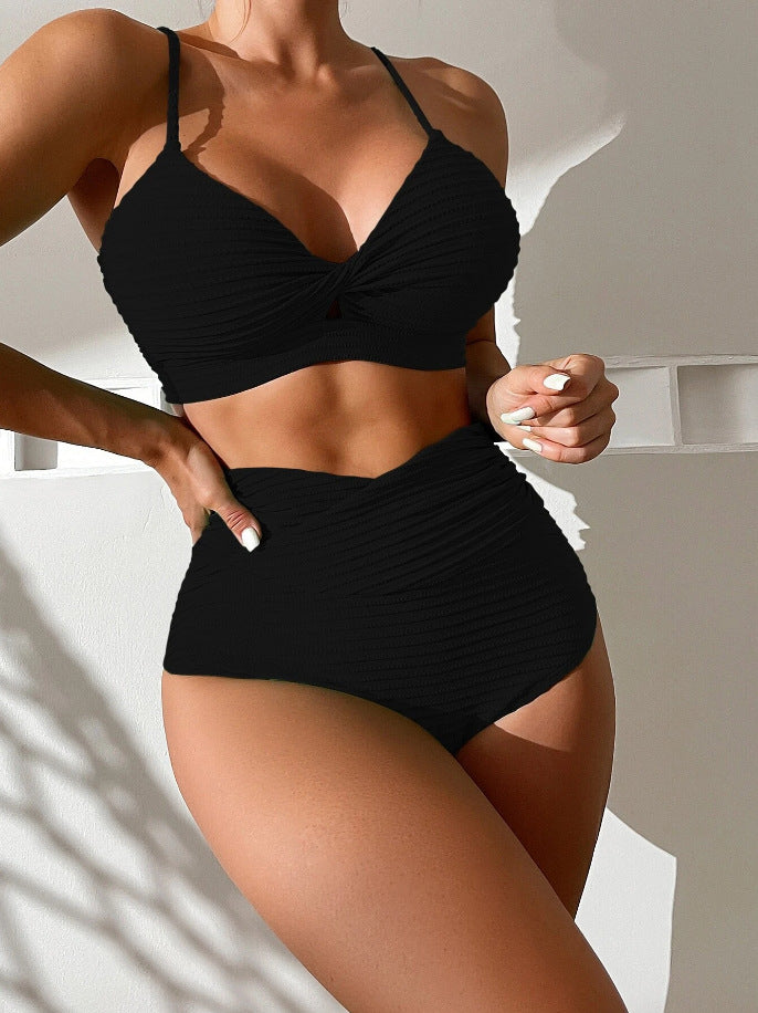 Damer bikini sæt lavet af højkvalitets ribbet materiale Stilla