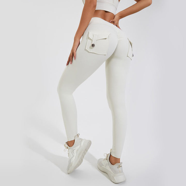 Damer Sporty Leggings med praktiske lommer Stilla