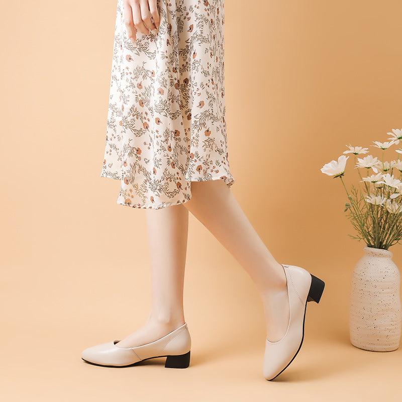 Femme Klassiske Blokhæls-Pumps Stilla