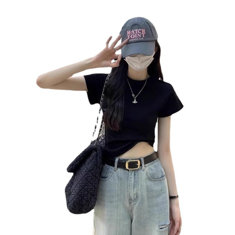 Femme Cropped Relaxed Fit T-Shirt Stilla