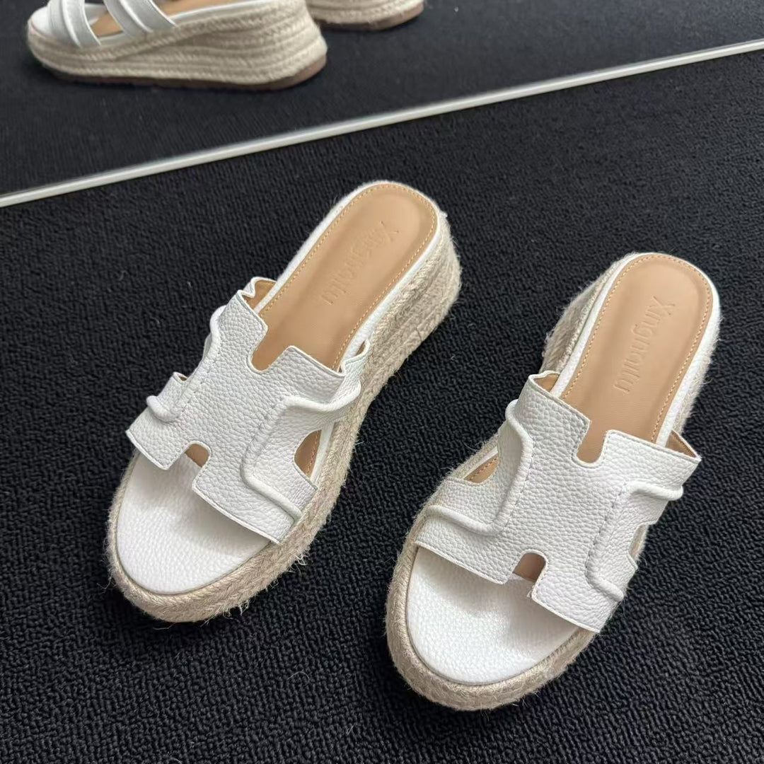 Dame Espadrille Plateau Sandaler Stilla