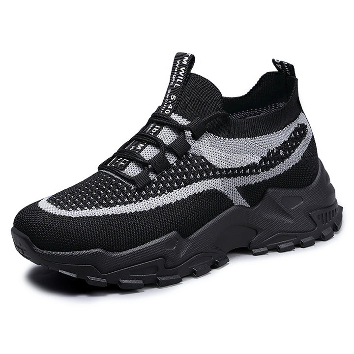 Dame Åndbare Fritids-sneakers med elastisk snørelukning og skridsikker sål Stilla