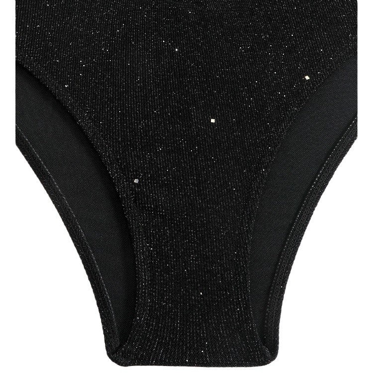 Dame Triangel-Bikini med funklende accenter og justerbare stropper Stilla
