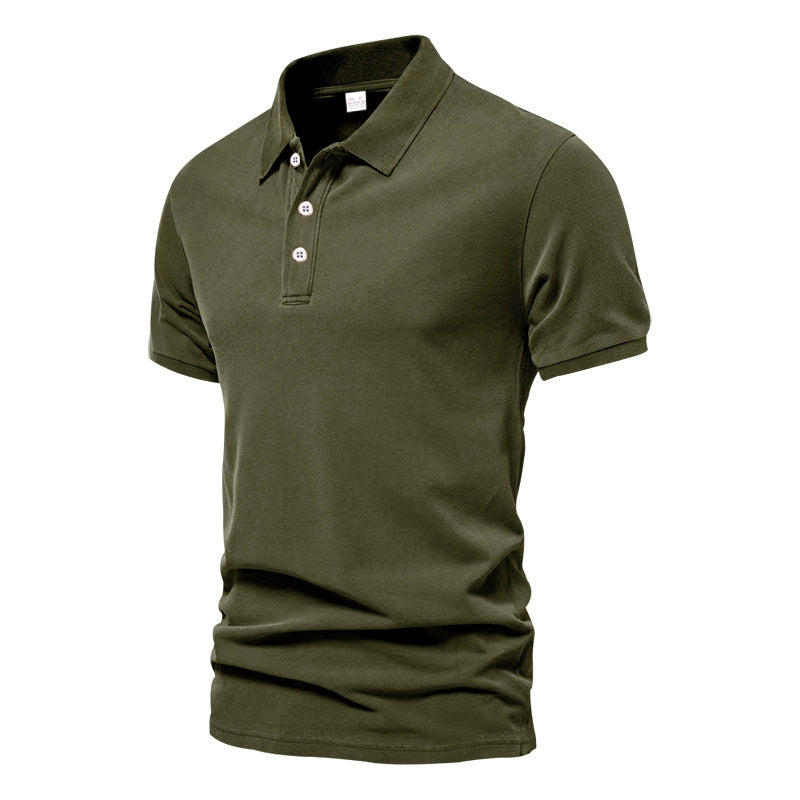 Herre Poloshirt med klassisk krave og komfortabel pasform Stilla