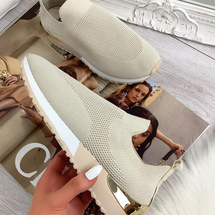 Dame mode Sneakersok med åndbart mesh-overflade Stilla